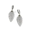 Women John Hardy Statement^Carved Chain Drop Earring, Silver, Pave