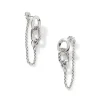 Women John Hardy Statement^Carved Chain Drop Earring, Sterling Silver