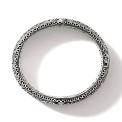 Women John Hardy Bangles & Cuffs^Carved Chain Hinged Bangle, Sterling Silver