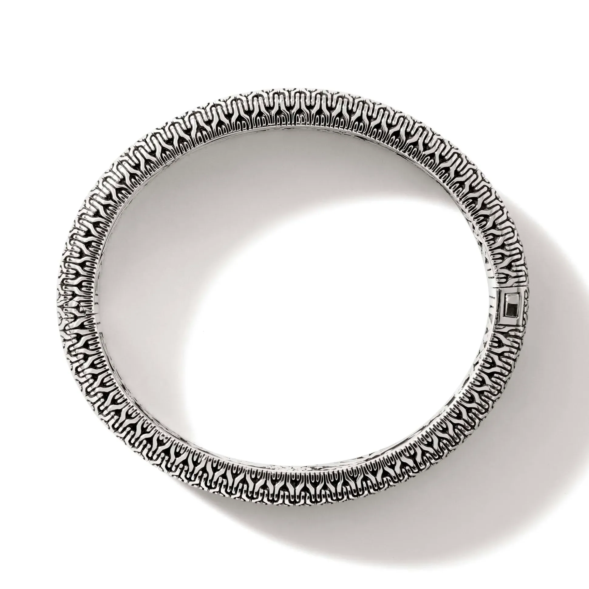 Women John Hardy Bangles & Cuffs^Carved Chain Hinged Bangle, Sterling Silver