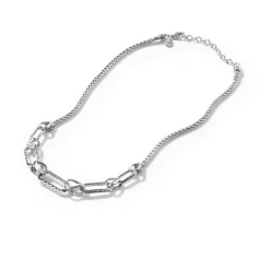Women John Hardy Layering^Carved Chain Link Necklace, Sterling Silver
