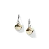 Women John Hardy Statement^Carved Chain Palu Drop Earring, Silver, Gold
