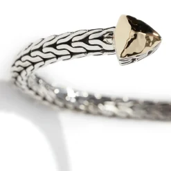 Women John Hardy Bangles & Cuffs^Carved Chain Palu Flex Cuff, Silver, Gold
