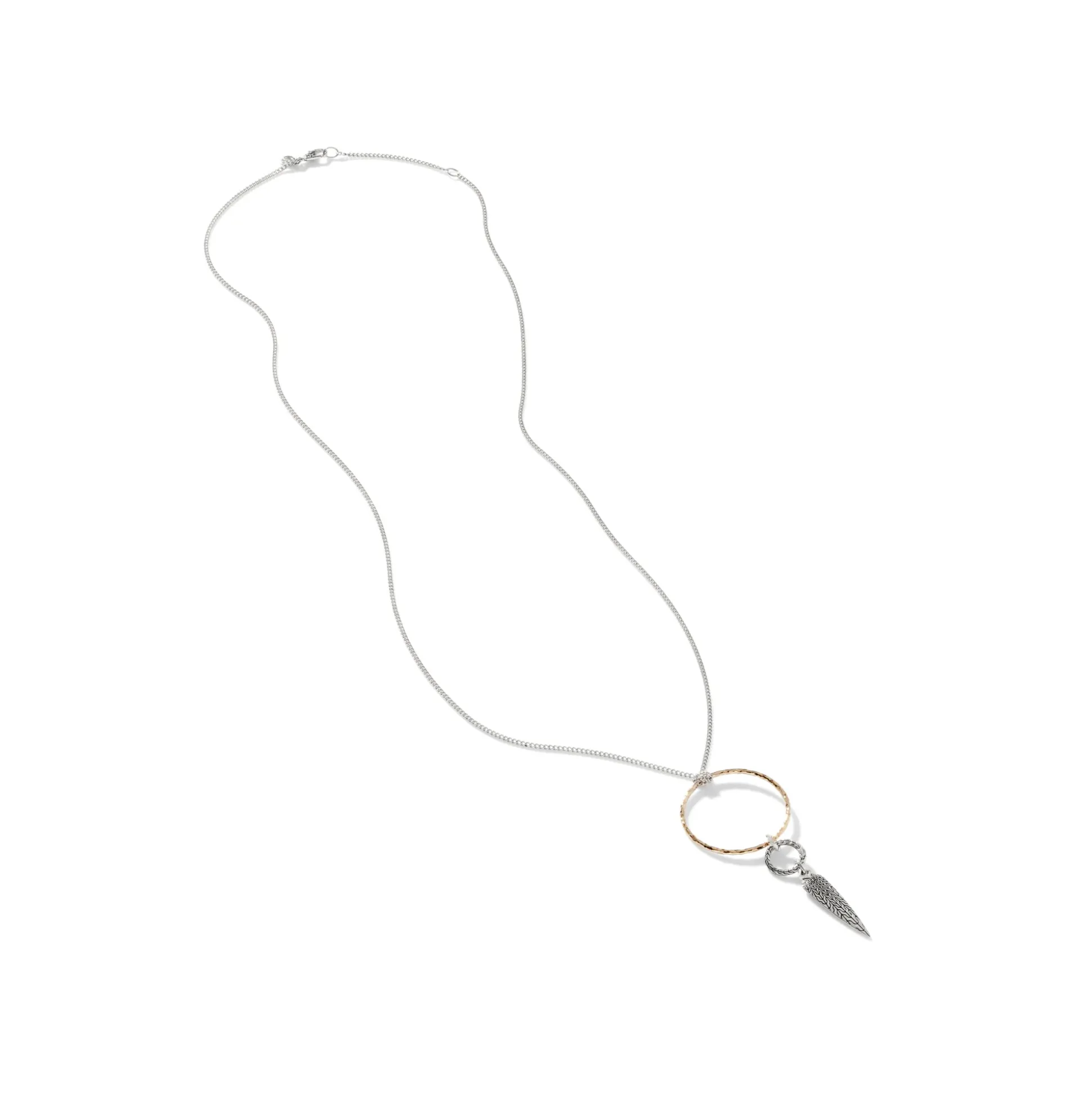 Women John Hardy Pendants^Carved Chain Palu Necklace, Silver, Gold