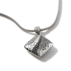 Women John Hardy Pendants^Carved Chain Pendant Necklace, Silver, Pave