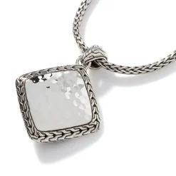 Women John Hardy Pendants^Carved Chain Pendant Necklace, Silver, Pave