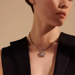Women John Hardy Pendants^Carved Chain Pendant, Sterling Silver, Pave