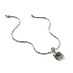 Women John Hardy Pendants^Carved Chain Pendant, Sterling Silver, Pave