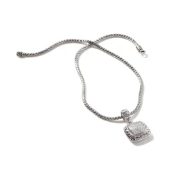 Women John Hardy Pendants^Carved Chain Pendant, Sterling Silver, Pave