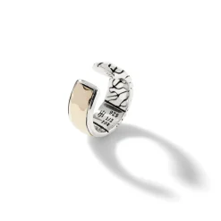 Women John Hardy Statement^Carved Chain Single Ear Cuff, Silver, Gold