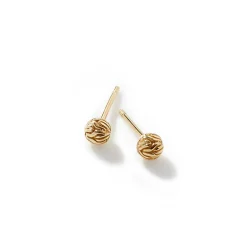 Men John Hardy Studs^Carved Chain Stud Earring, Gold