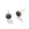 Women John Hardy Studs^Carved Chain Stud Earring, Silver, Pave