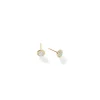 Men John Hardy Studs^Carved Chain Stud Earring, Gold, Diamonds