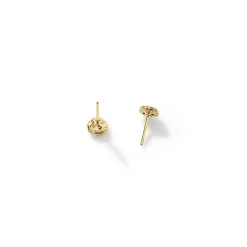 Men John Hardy Studs^Carved Chain Stud Earring, Gold, Diamonds