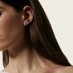 Women John Hardy Studs^Carved Chain Stud Earring, Sterling Silver