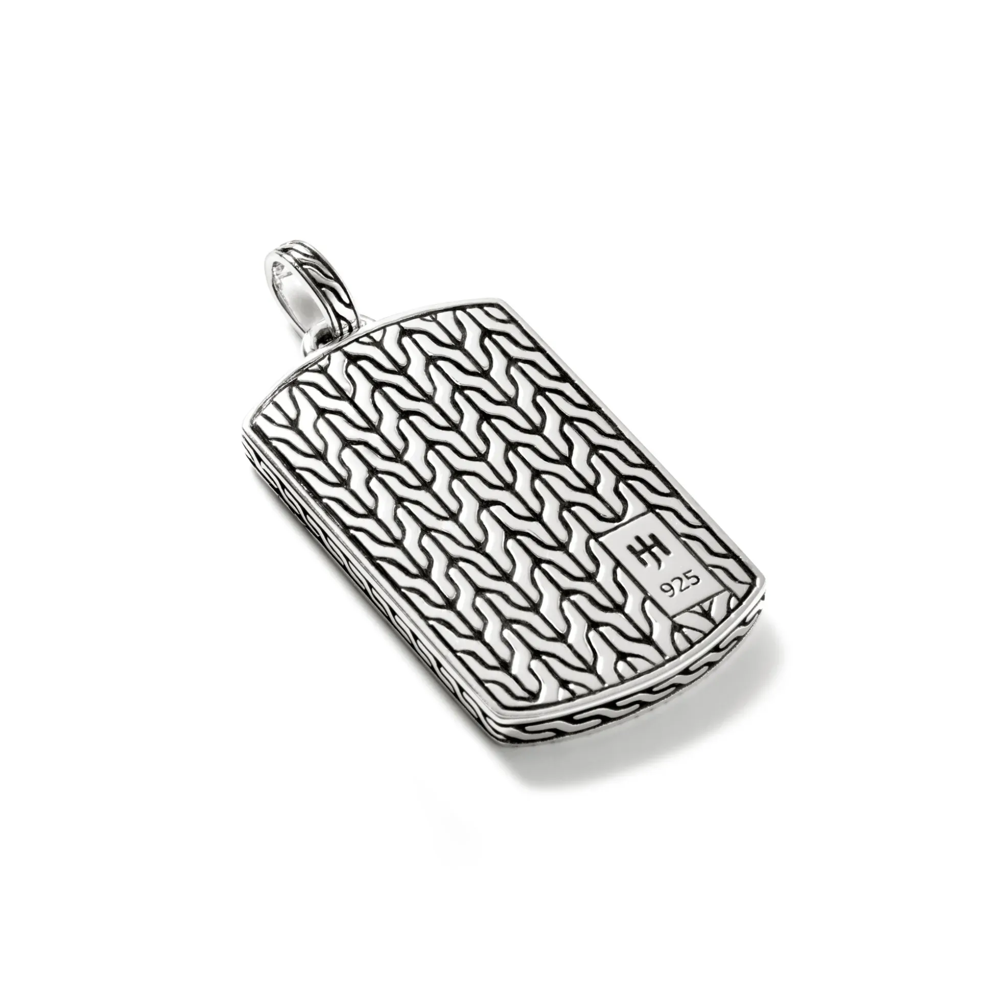 Men John Hardy Tags & Pendants^Carved Chain Tag Pendant, Sterling Silver