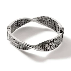 Women John Hardy Bangles & Cuffs^Carved Chain Twisted Bangle, Sterling Silver