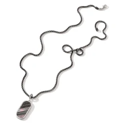 Men John Hardy Tags & Pendants^Carved Tag Necklace, Silver, Gold, Gemstones