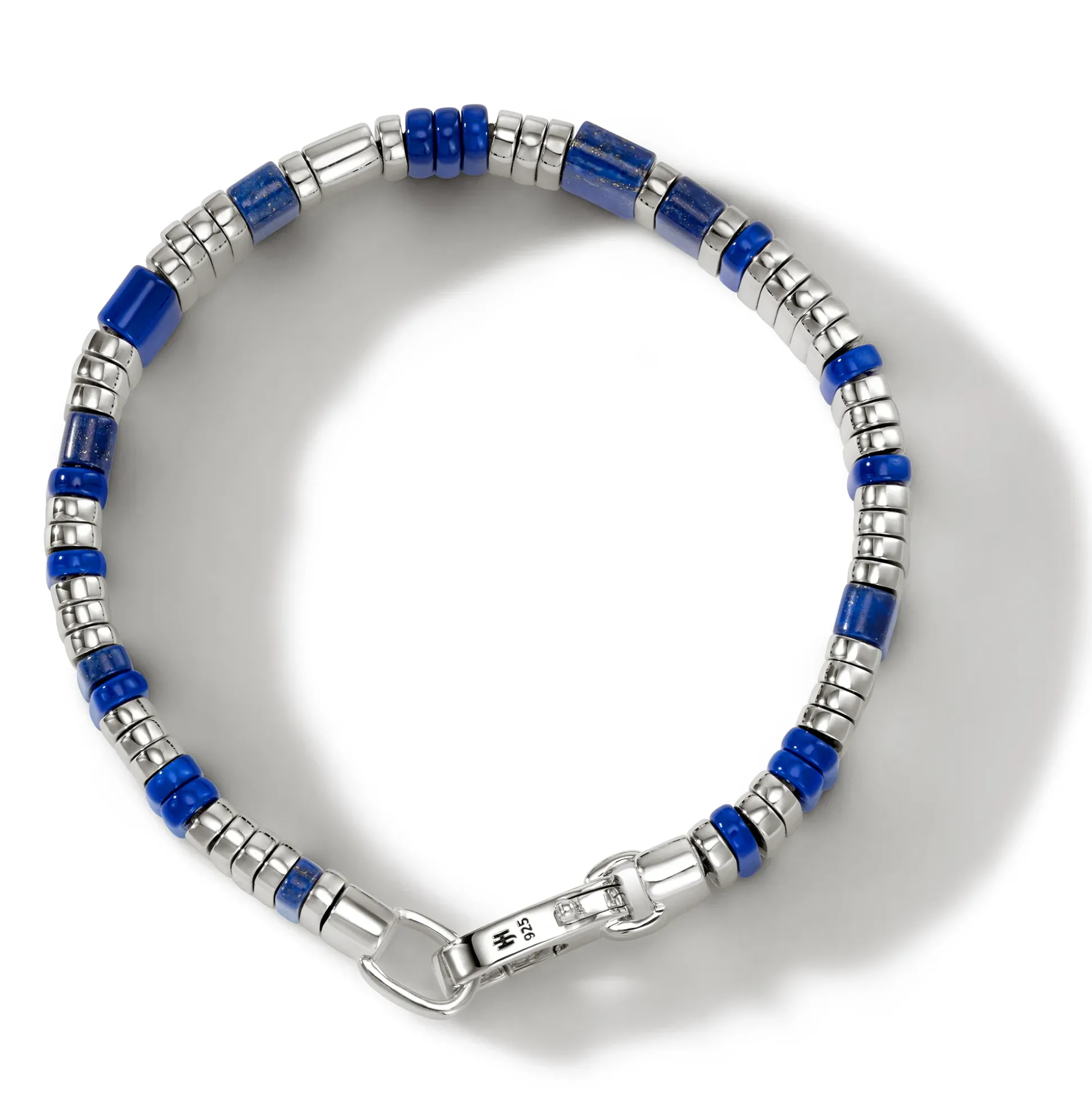 Men John Hardy Beads^Colorblock Bracelet, Silver, Gemstones