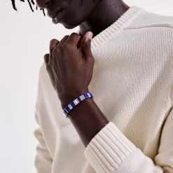 Men John Hardy Beads^Colorblock Bracelet, Silver, Gemstones