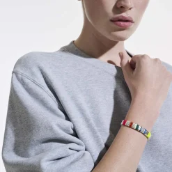 Men John Hardy Beads^Colorblock Bracelet, Silver, Gemstones