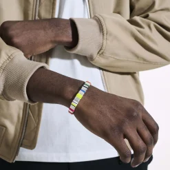 Men John Hardy Beads^Colorblock Bracelet, Silver, Gemstones