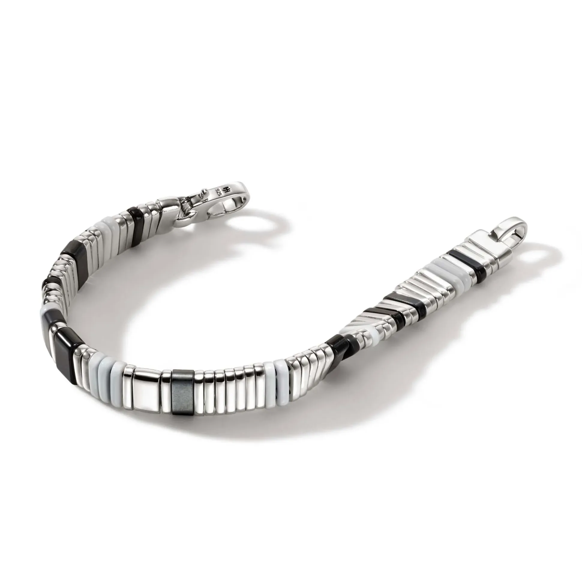 Men John Hardy Beads^Colorblock Bracelet, Silver, Gemstones