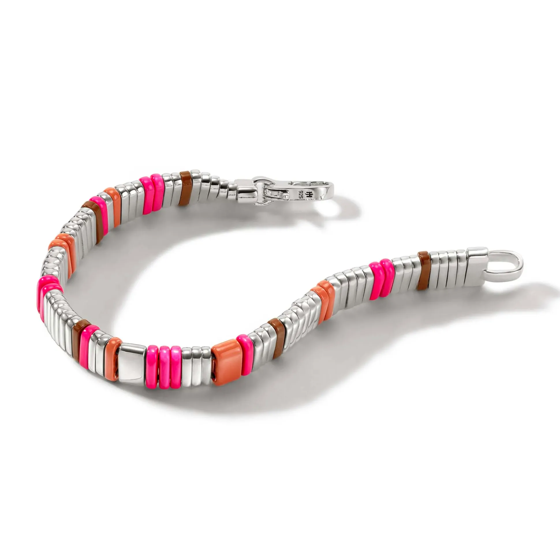 Men John Hardy Beads^Colorblock Bracelet, Silver, Gemstones