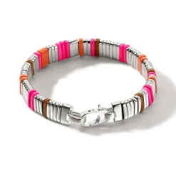 Men John Hardy Beads^Colorblock Bracelet, Silver, Gemstones
