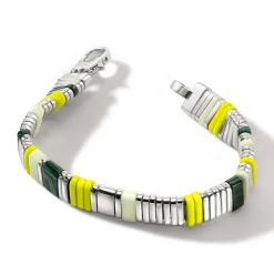 Men John Hardy Beads^Colorblock Bracelet, Silver, Gemstones
