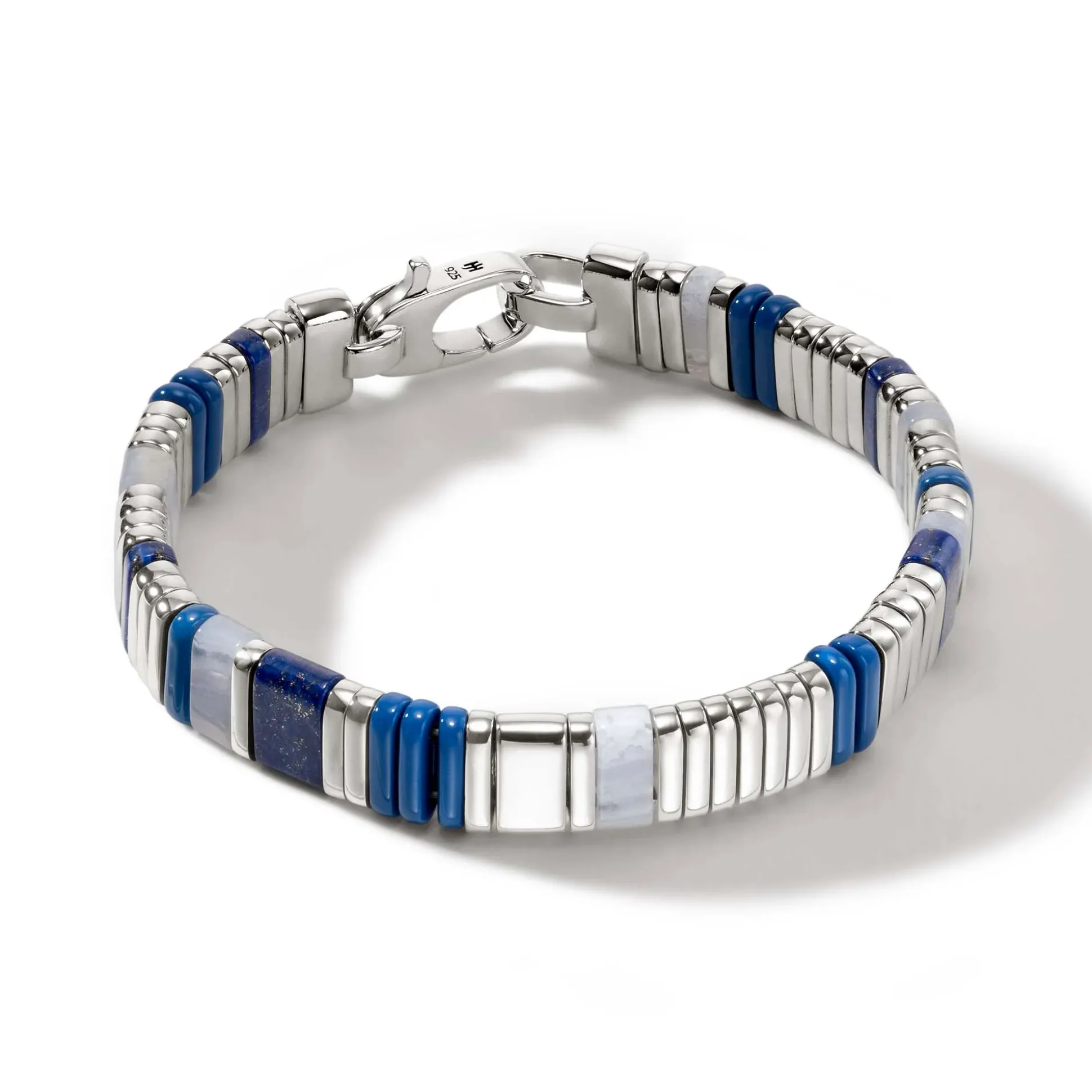 Men John Hardy Beads^Colorblock Bracelet, Silver, Gemstones