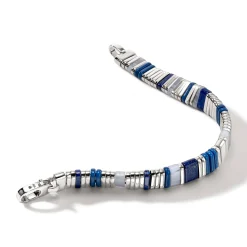 Men John Hardy Beads^Colorblock Bracelet, Silver, Gemstones