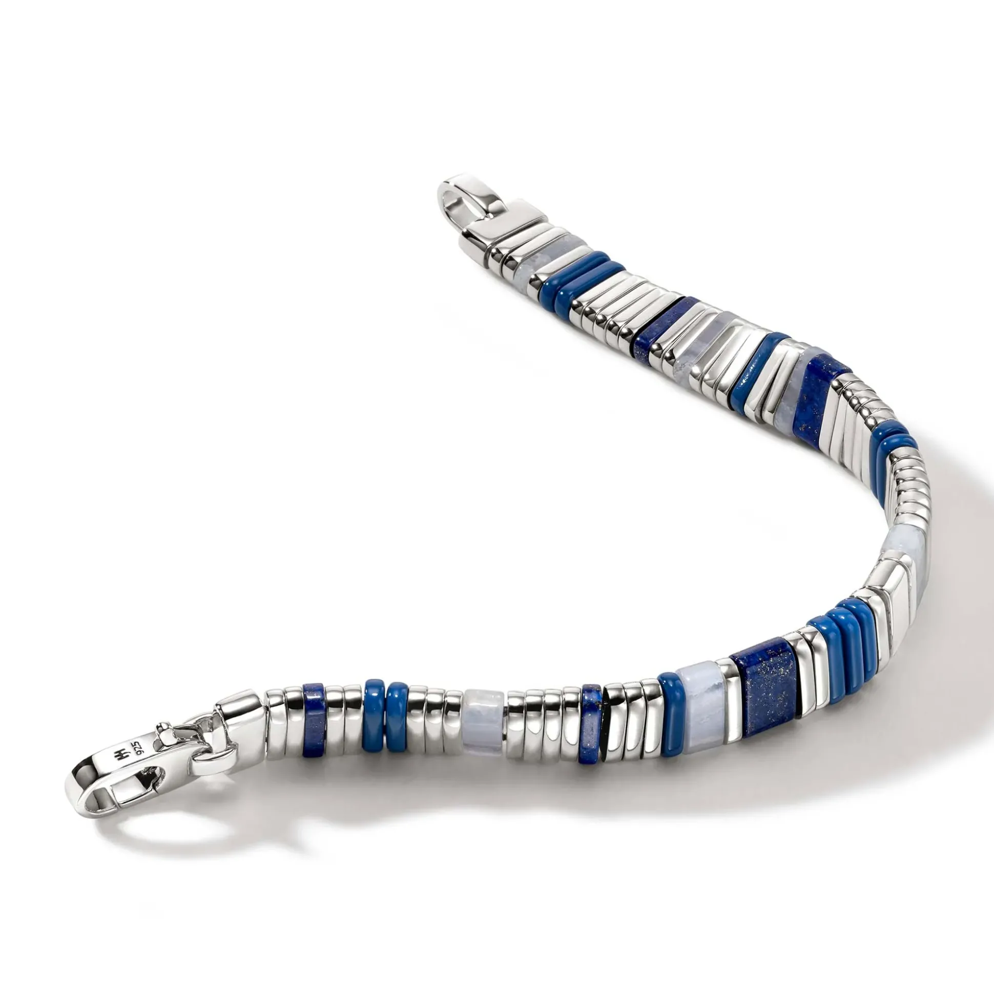 Men John Hardy Beads^Colorblock Bracelet, Silver, Gemstones