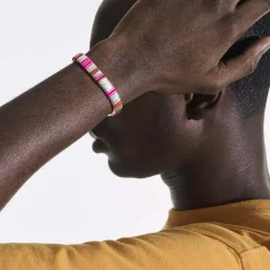 Men John Hardy Beads^Colorblock Bracelet, Silver, Gemstones