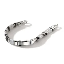 Men John Hardy Beads^Colorblock Bracelet, Silver, Gemstones