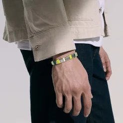 Men John Hardy Beads^Colorblock Bracelet, Silver, Gemstones