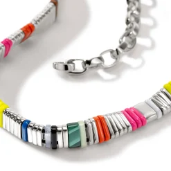 Women John Hardy Beads^Colorblock Choker, Silver, Gemstones