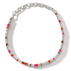 Women John Hardy Beads^Colorblock Choker, Silver, Gemstones
