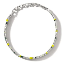 Women John Hardy Beads^Colorblock Choker, Silver, Gemstones