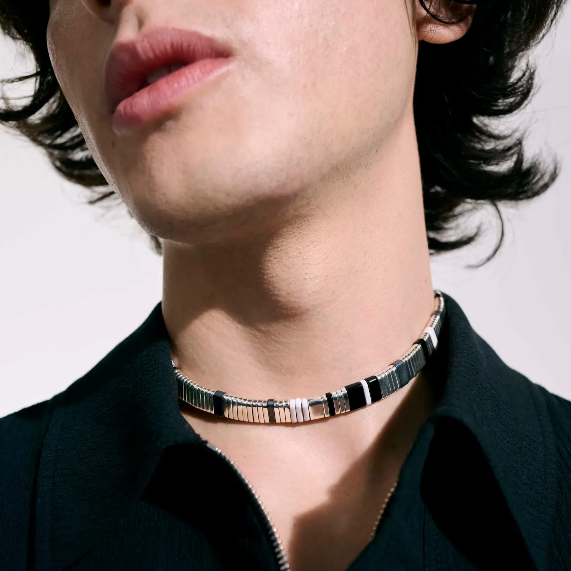 Women John Hardy Beads^Colorblock Choker, Silver, Gemstones