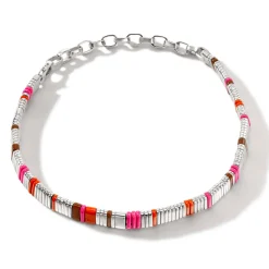 Women John Hardy Beads^Colorblock Choker, Silver, Gemstones