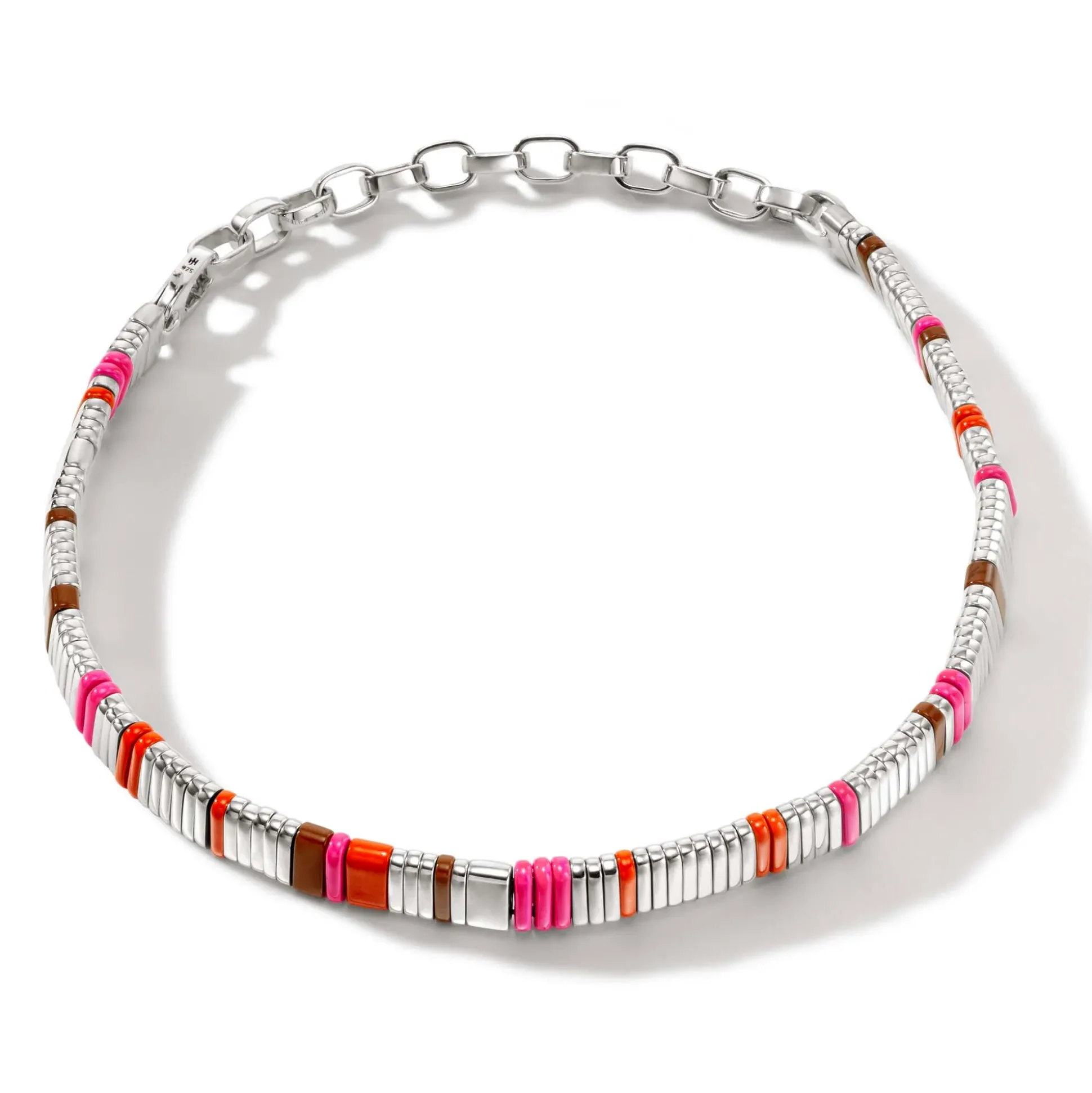 Women John Hardy Beads^Colorblock Choker, Silver, Gemstones