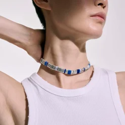 Women John Hardy Beads^Colorblock Choker, Silver, Gemstones