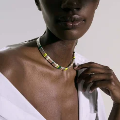 Women John Hardy Beads^Colorblock Choker, Silver, Gemstones