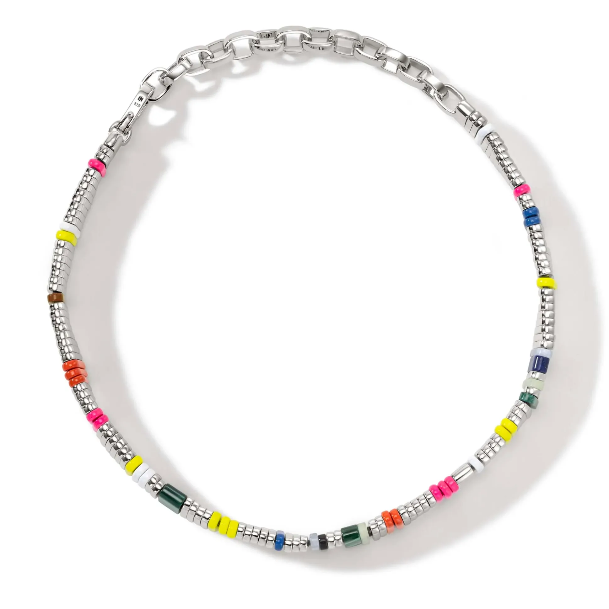 Women John Hardy Beads^Colorblock Choker, Silver, Gemstones