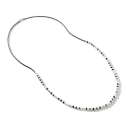 Women John Hardy Beads^Colorblock Necklace, Silver, Gemstones, Pearl