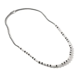 Women John Hardy Beads^Colorblock Necklace, Silver, Gemstones, Pearl