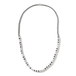 Women John Hardy Beads^Colorblock Necklace, Silver, Gemstones, Pearl