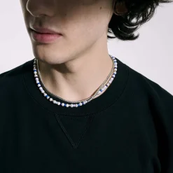 Women John Hardy Beads^Colorblock Necklace, Silver, Gemstones, Pearl