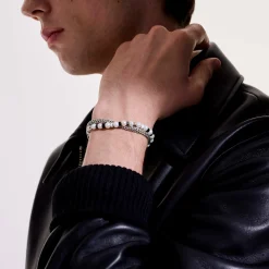 Men John Hardy Beads^Colorblock Wrap, Silver, Gemstones, Pearl